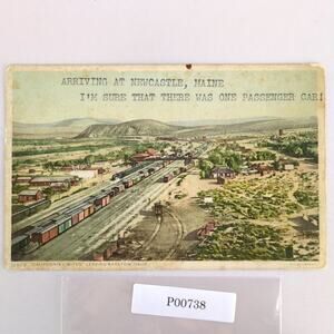 California Limited Leaving Barstow CA Railroad Train 1900s Postcard Type Front